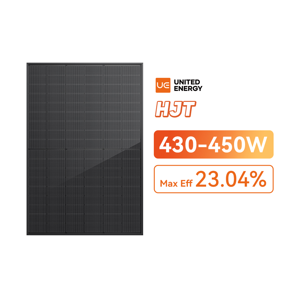 Solar Fotovoltaic Panels HJT 430-450W  All Black Bifacial