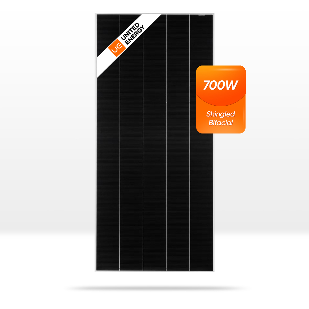 Shingled Mono 210mm Dual Glass Solar Panel 670w 680w 690w 700w Bifacial HJT 700w