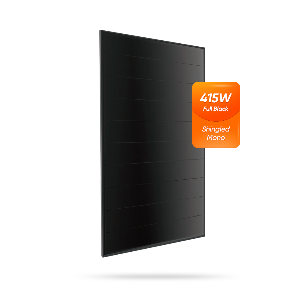 United Energy Shingled Solar Panel All Black PV Modules 410W 415W