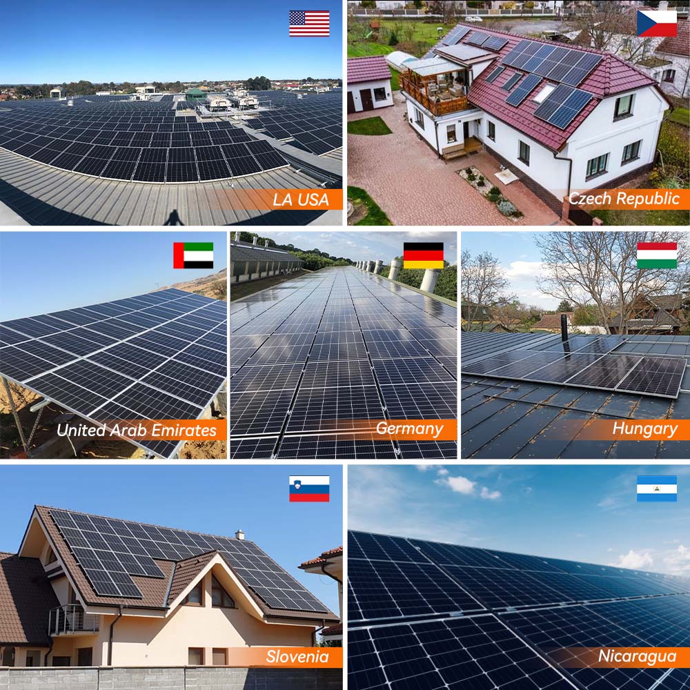 Factory Price HJT 730-750W Bifacial Photovoltaic Panels