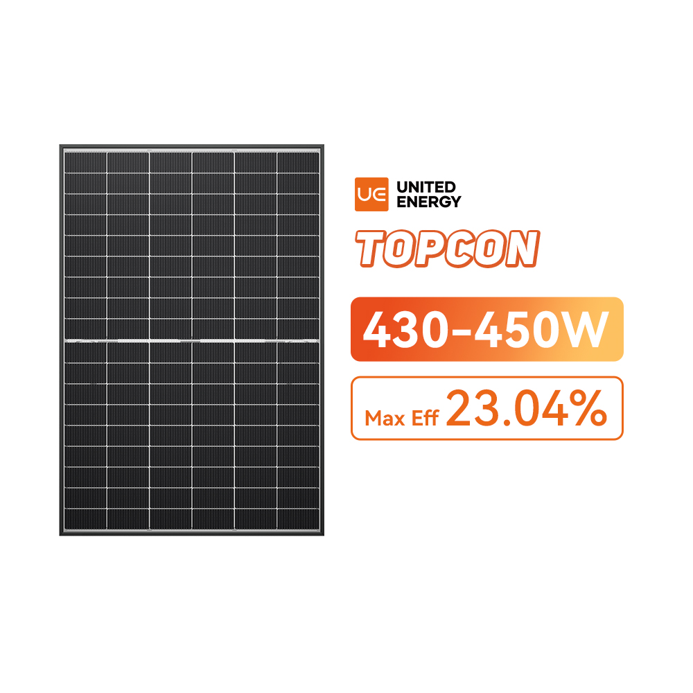 Home Use Solar Panels Full Black Bifacial 430-450W TOPCon