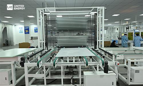 PV Modules Automatic Glass Loading