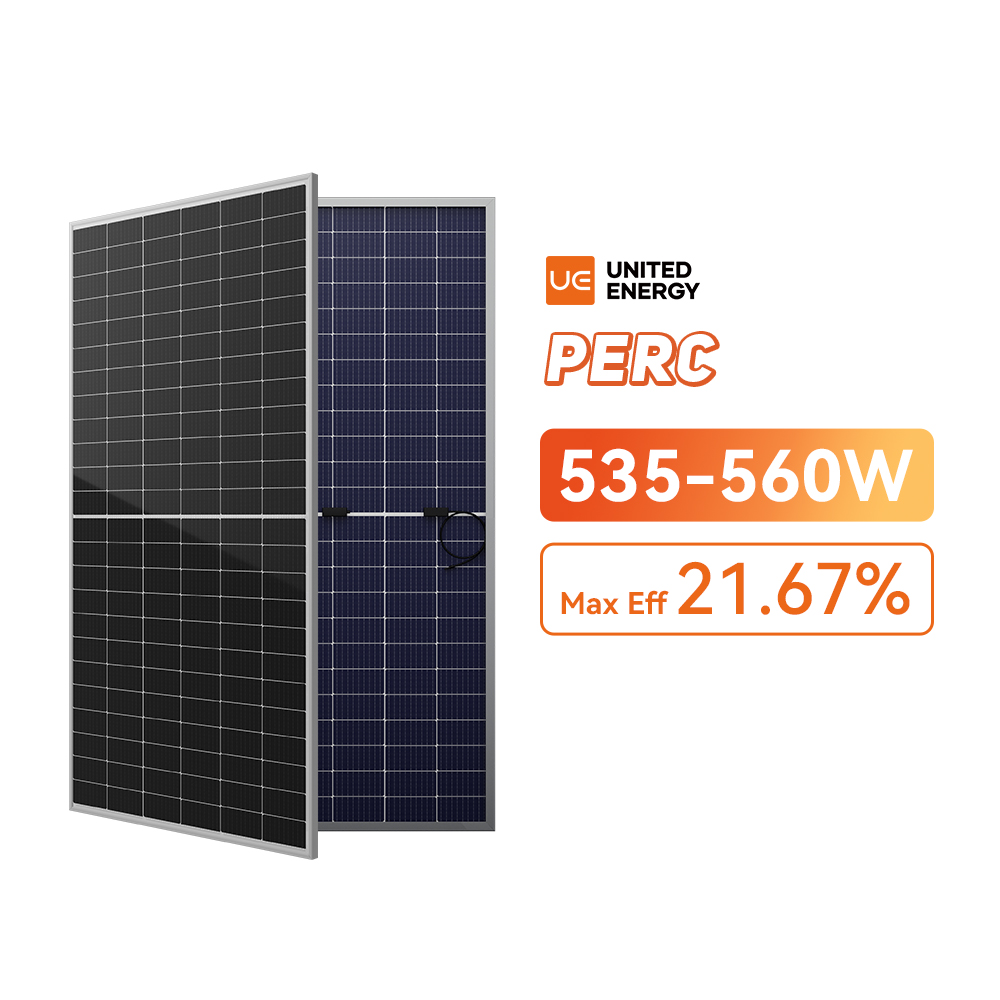 Industrial 550 Watt Bifacial Solar Panel for Sale 535-560W